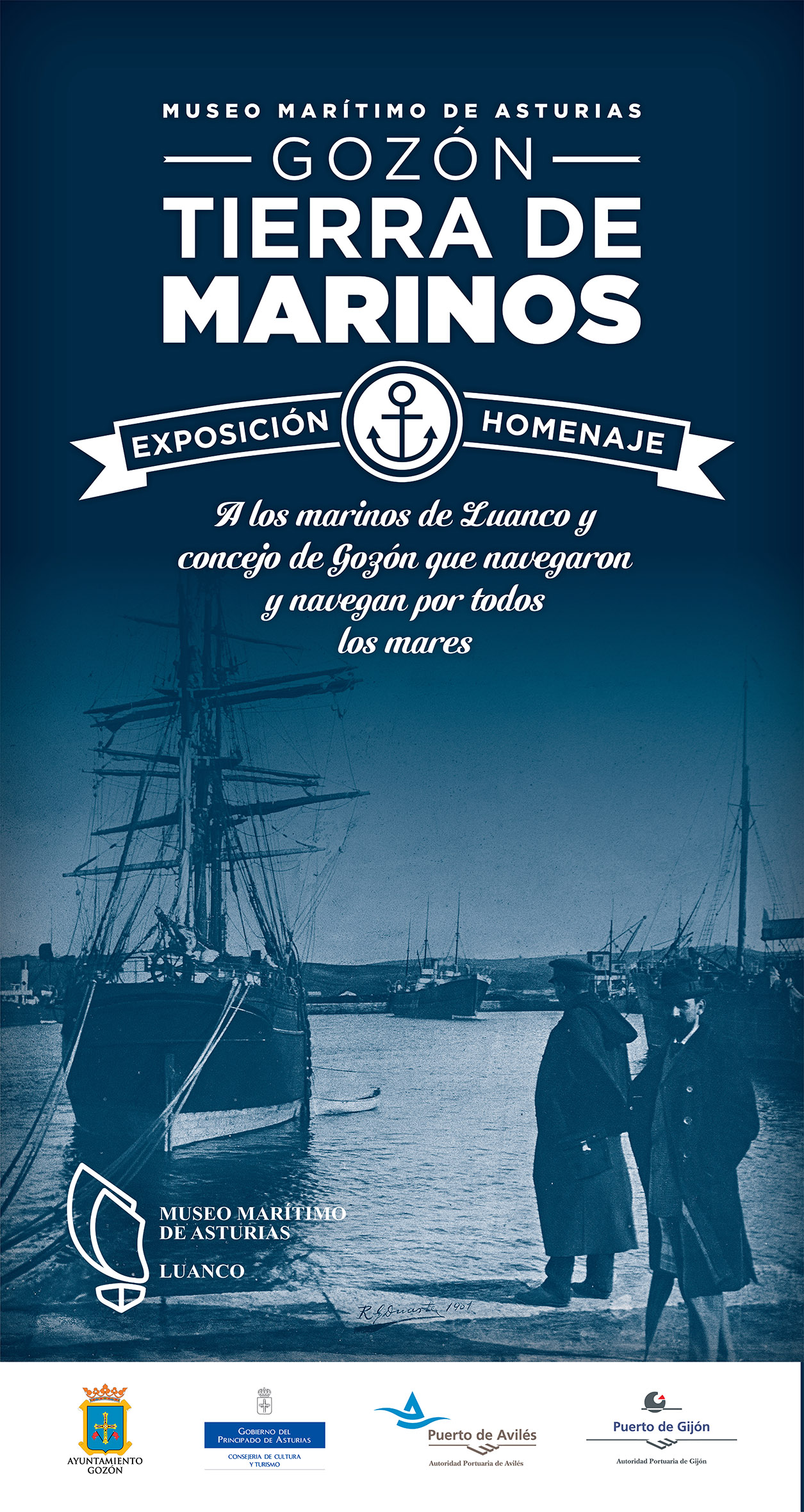 Gozón tierra de marinos - Cartel