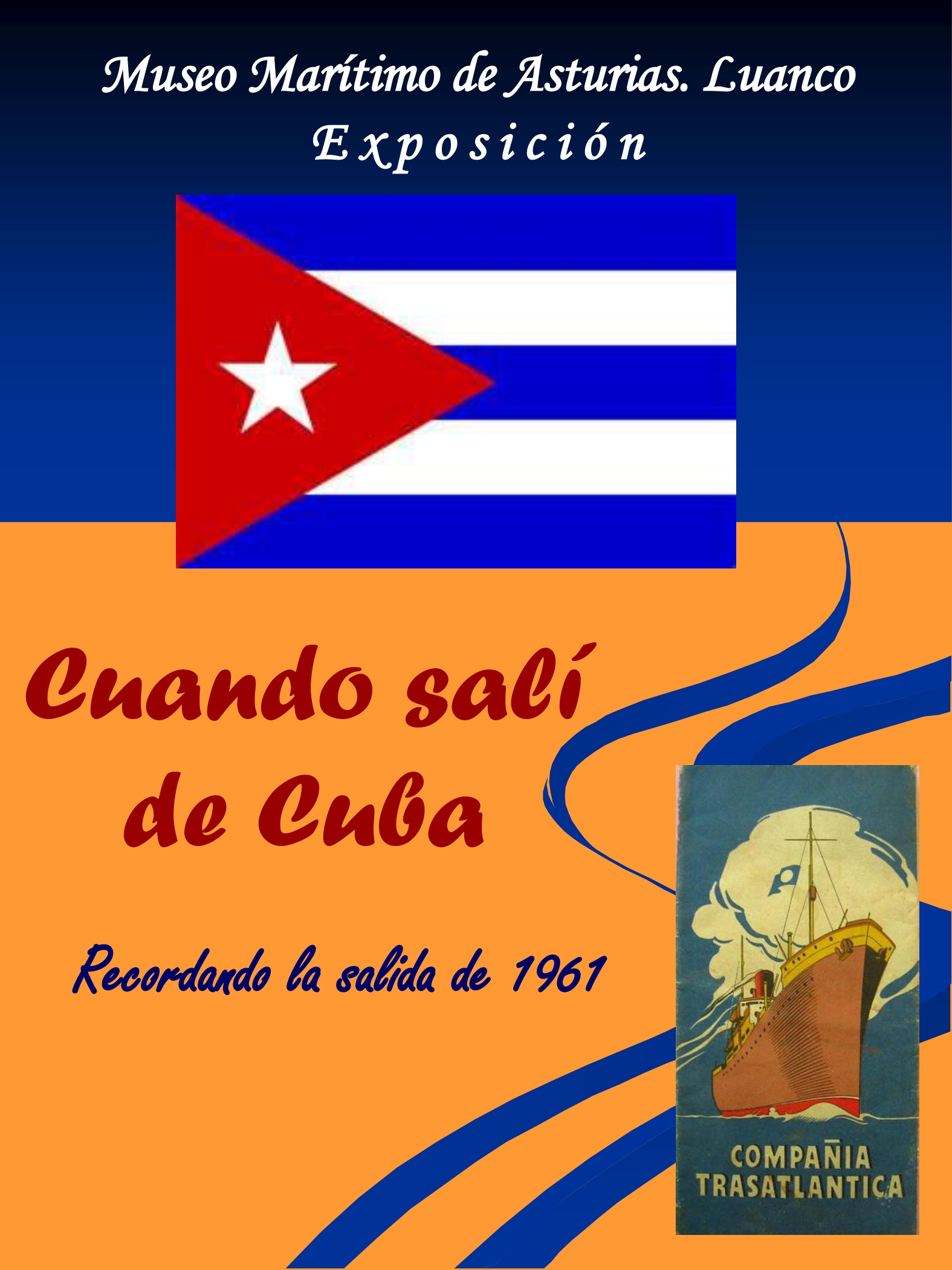 Cartel Expo Cuando salí de Cuba